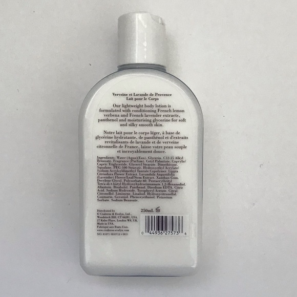 Crabtree & Evelyn Verbena and Lavender Body Lotion - Picture 2 of 2